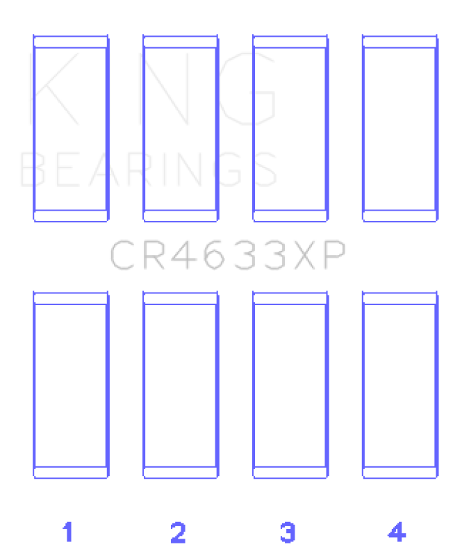 King Engine Bearings Peugeot EP6DT/BMW N14B16C Rod Bearing Set - Size STD
