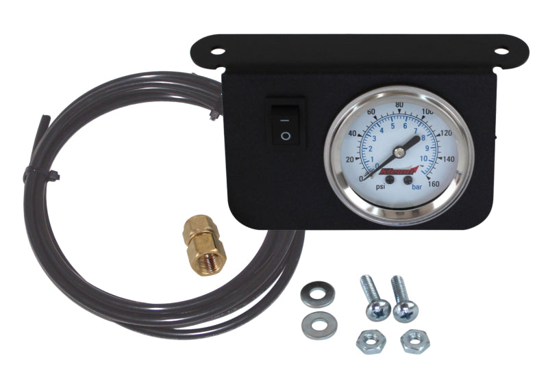 Kleinn Illuminated Single Needle 160 PSI Dash Panel Gauge w/ On/Off Switch
