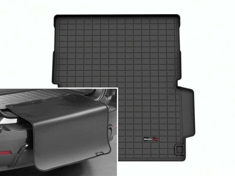 WeatherTech 22-23 Land Rover Range Rover L460 (7 Pass.) Cargo Liner w/Bumper Protector - Black