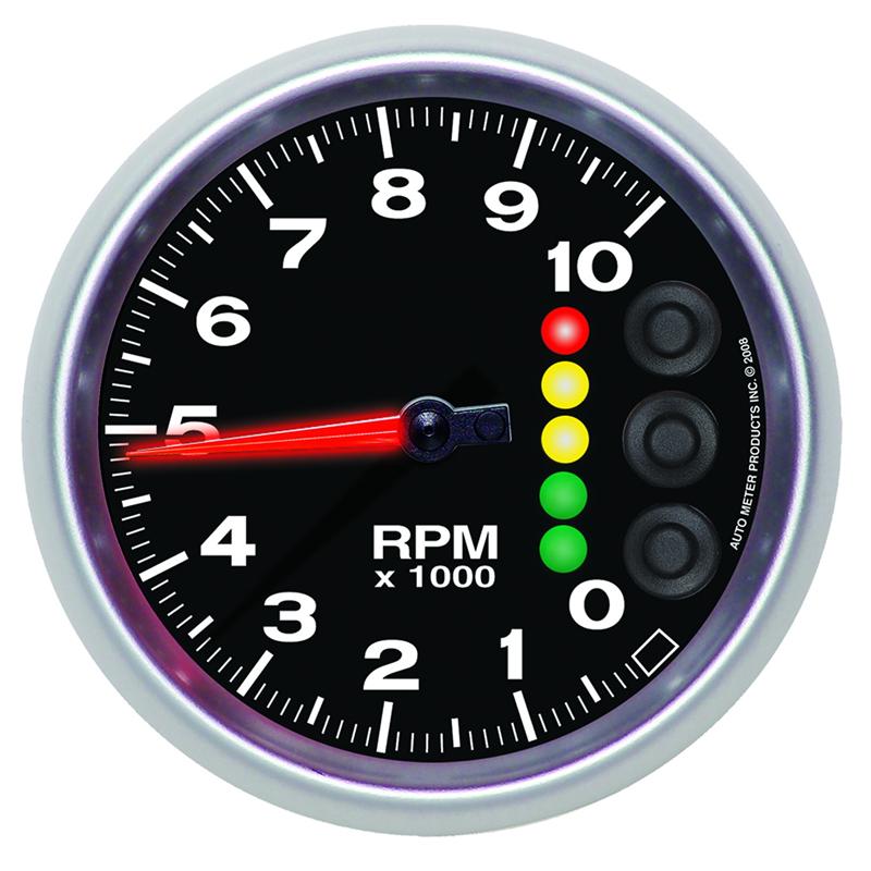 Autometer Elite 52mm 30 In Hg/30 PSI Vacuum/Boost Peak and Warn Gauge w/ Electronic Control
