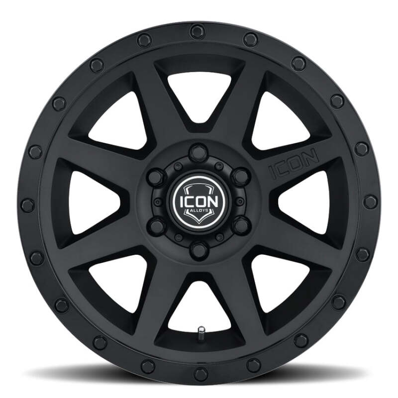 ICON Rebound 20x9 6x5.5 0mm Offset 5in BS 106.1mm Bore Double Black Wheel