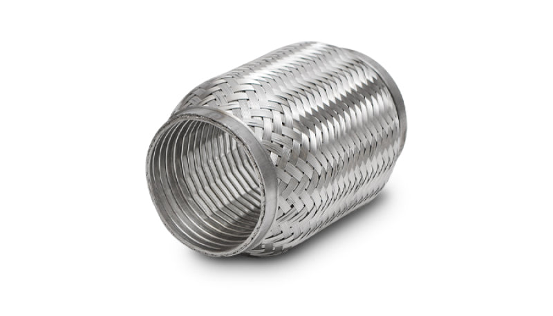 Vibrant SS Turbo FLEX Coupling with Interlock Liner 2.25in inlet/outlet x 4in long