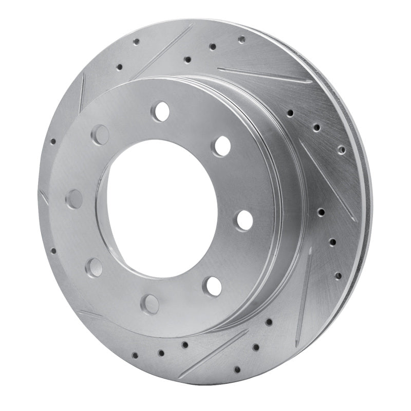 DFC 99-25 Chevrolet Express 3500 Rear Left Drilled & Slotted Silver Brake Rotor