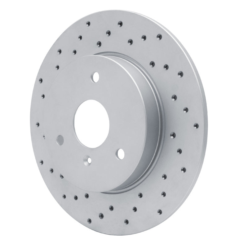 DFC 05-16 Smart Fortwo Front Left Drilled Geoperformance Rotor