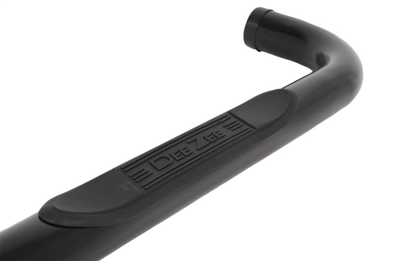 Dee Zee 14-19 Chevrolet Silverado Tubes - 3In Round Black Steel ExtCab