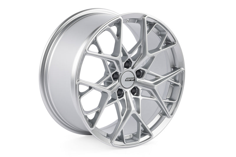APR A02 Flow Formed - 19x8.5 - 5x112 - ET45 - 66.5mm Center Bore - Hyper Silver Wheel
