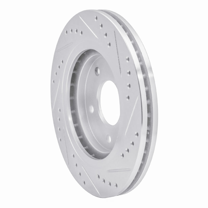 R1 94-01 Buick Regal Front Left Drilled & Slotted Silver Brake Rotor