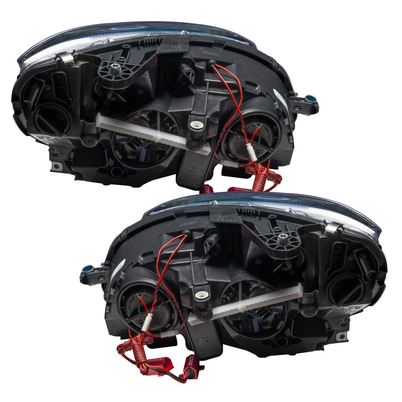 Oracle 08-11 Mercedes Benz C-Class Pre-Assembled Headlights Chrome Housing w/o Controller