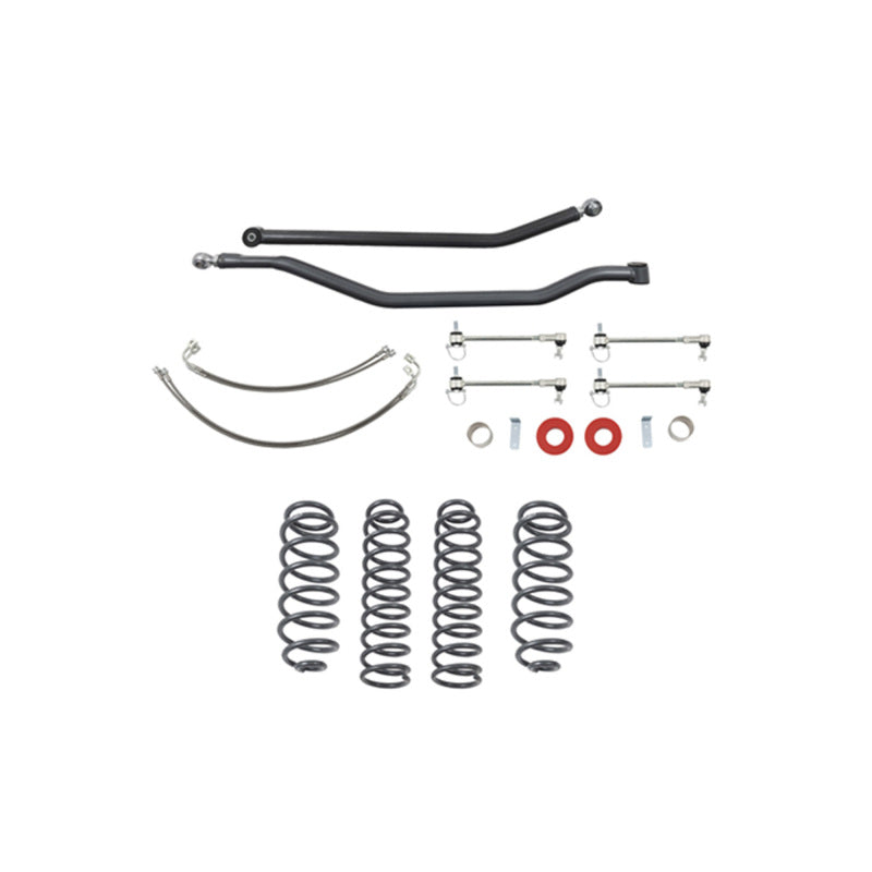 Belltech 07-17 Jeep Wrangler Rubicon Unlimited JK 4dr 4in Trail Perf Lift Kit w/ Rear Sway Bar