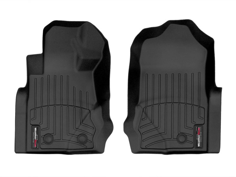 WeatherTech 2021+ Ford Bronco Vinyl (Vinyl Floors Only) Front Rubber Mats - Black