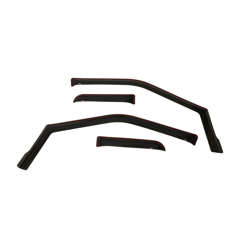Westin 2015-2018 Ford F-150 SuperCab In-Channel Wind Deflector 4pc - Smoke