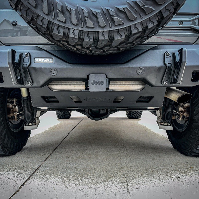 Rival 2018-Present Jeep Wrangler JL  Aluminum Muffler Skid Plate