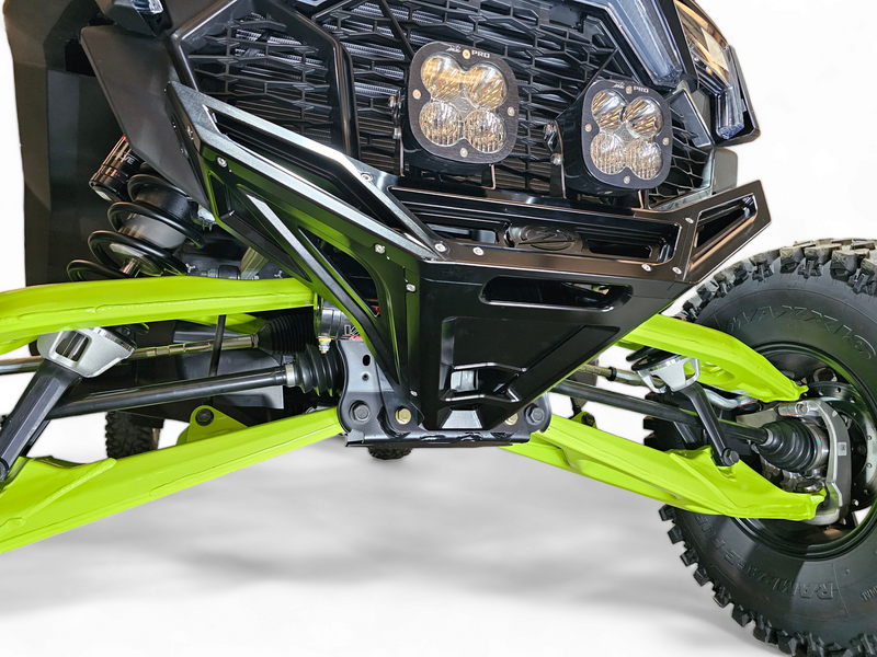 Elektric Offroad 2022-2025 Polaris Rzr Pro R/ Pro S/Turbo R Billet Front Winch Bumper Anodized Black