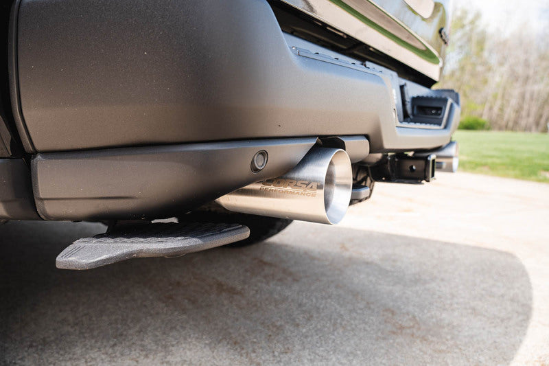 Corsa 25-26 RAM 1500 RHO Crew Cab 3.0L Turbo Cat-Back Dual Rear Exit w/ 5in Single Satin Pro Series