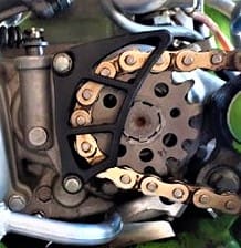 ’83-’87 KX250 Petite Billet Case Saver/Sprocket Guards image 0