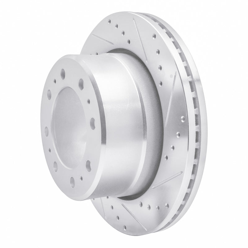 DFC 09-25 Dodge Ram 3500 Rear Right Drilled & Slotted Silver Brake Rotor