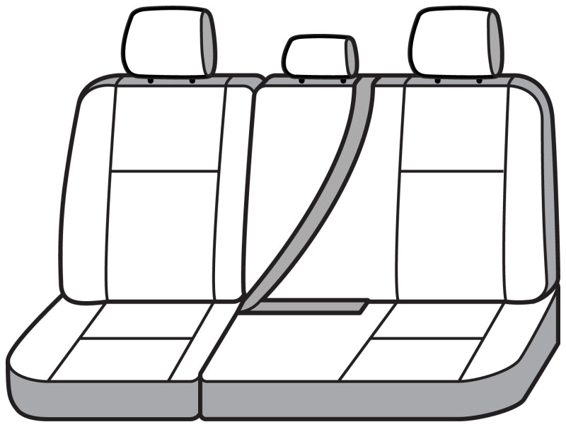 Covercraft 19-22 Ford F250 Carhartt Super Dux PrecisionFit Custom Second Row Seat Covers - Black