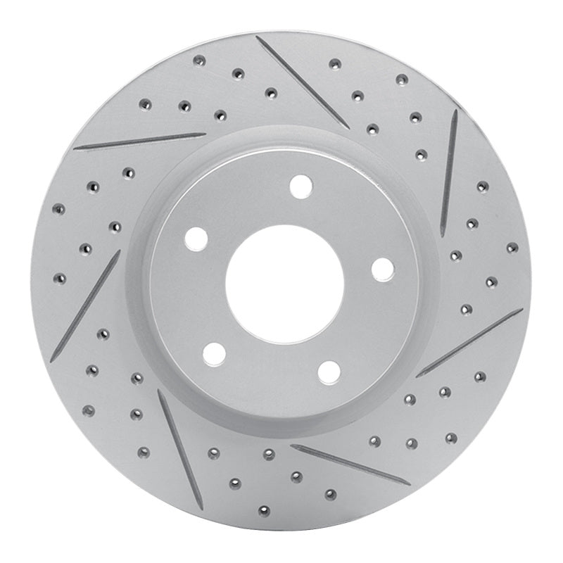 R1 13-25 Nissan Altima Front Right Drilled & Slotted Geo-Carbon Rotor