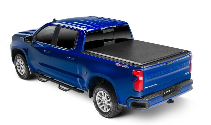 Lund 02-17 Dodge Ram 1500 (6.5ft. Bed Excl. Beds w/Rambox) Genesis Roll Up Tonneau Cover - Black