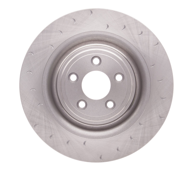 R1 2008-2009 Jaguar XKR Left Rear Brake Rotor - Slotted
