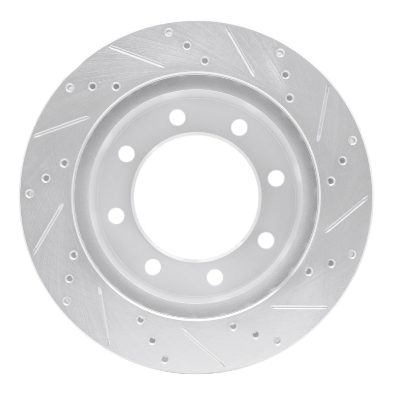 DFC 99-05 Ford F-250 4WD (Super Duty) Front Left Drilled & Slotted Silver Brake Rotor