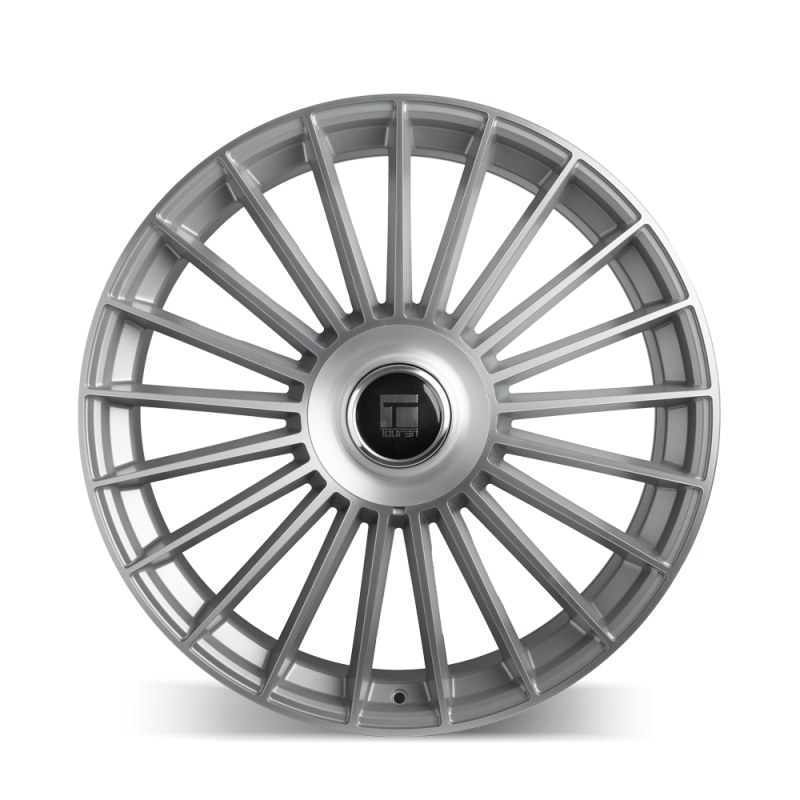 Touren 3610 TR10 22x9 / 5x114.3/127 BP / 35mm Offset / 78.3mm Hub Satin Silver Machined Wheel