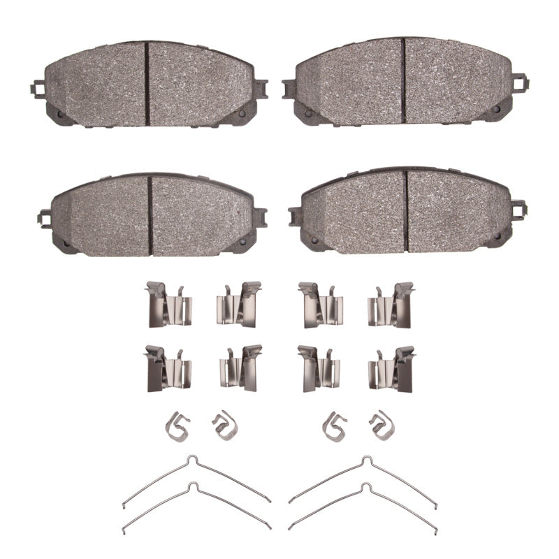 R1 2014-2023 Jeep Cherokee Front R1 Semi Met Pads & Hardware Kit