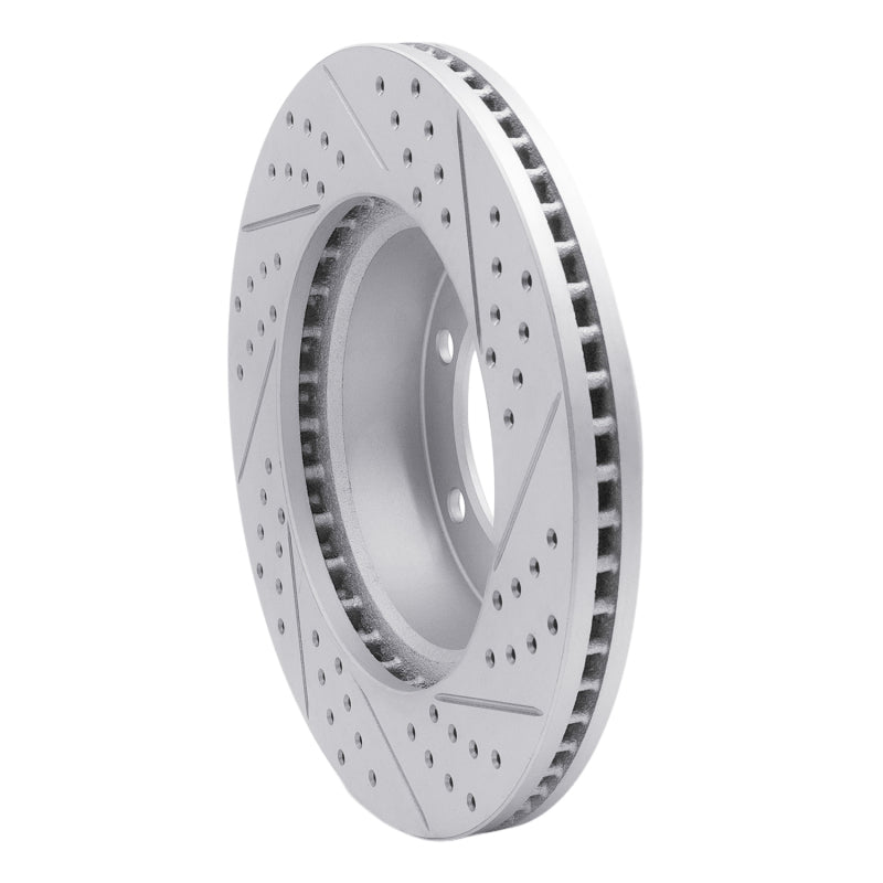 R1 00-07 Toyota Sequoia Front Left Drilled & Slotted Geo-Carbon Rotor