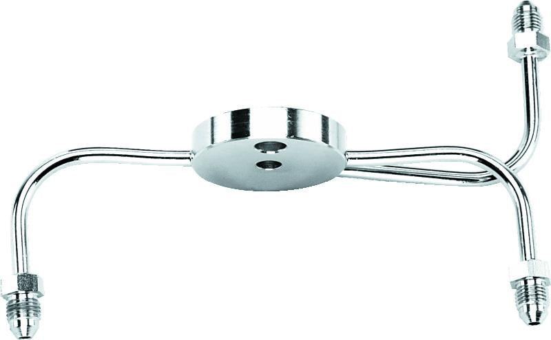 Twin Power Stainless  Junction Block Male AN3 Narrow Glide Custom
