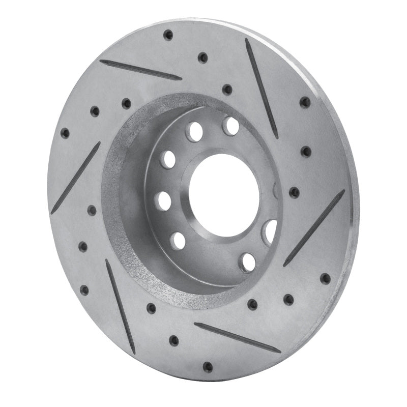 DFC 82-82 Buick Skyhawk Front Left Drilled & Slotted Silver Brake Rotor