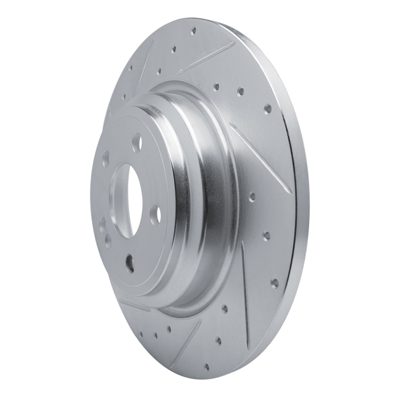 DFC 20-25 Mercedes-Benz GLE350 Rear Left Drilled & Slotted Silver Brake Rotor
