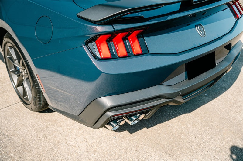 Corsa 24+ Ford Mustang Dark Horse 5.0L 3in Dual Rear Exit Axle-Back w/Twin 4.5in Polish Slash Tips