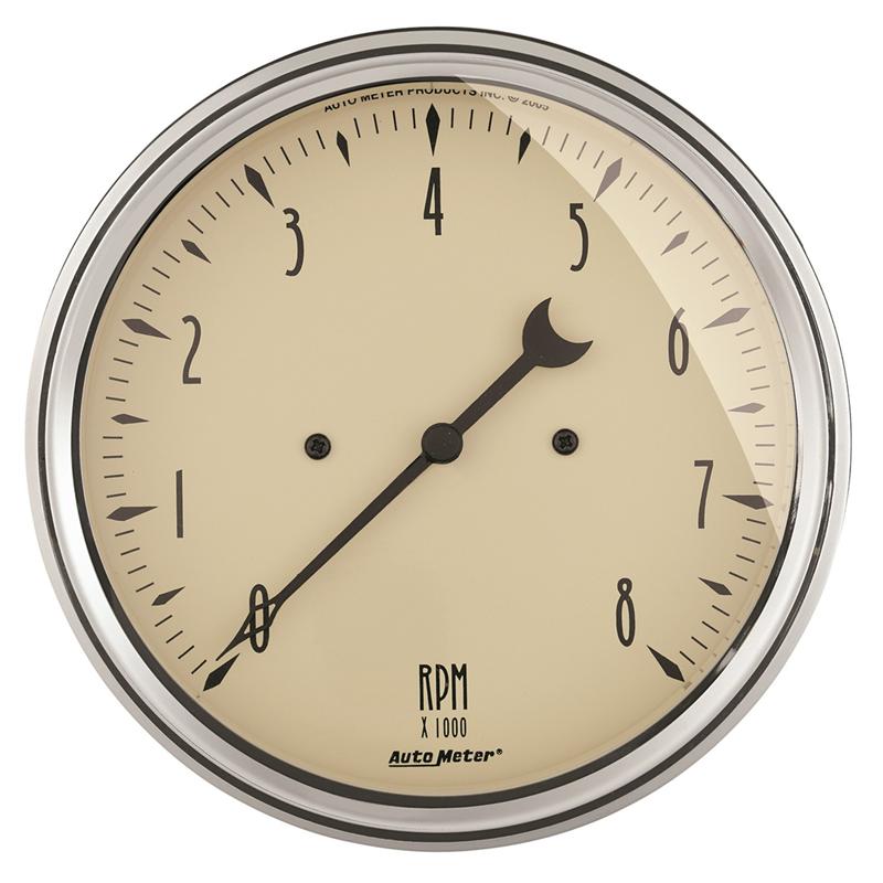 Autometer 2-1/16 inch Electric Water Temperature 250 Deg F Antique Beige Gauge