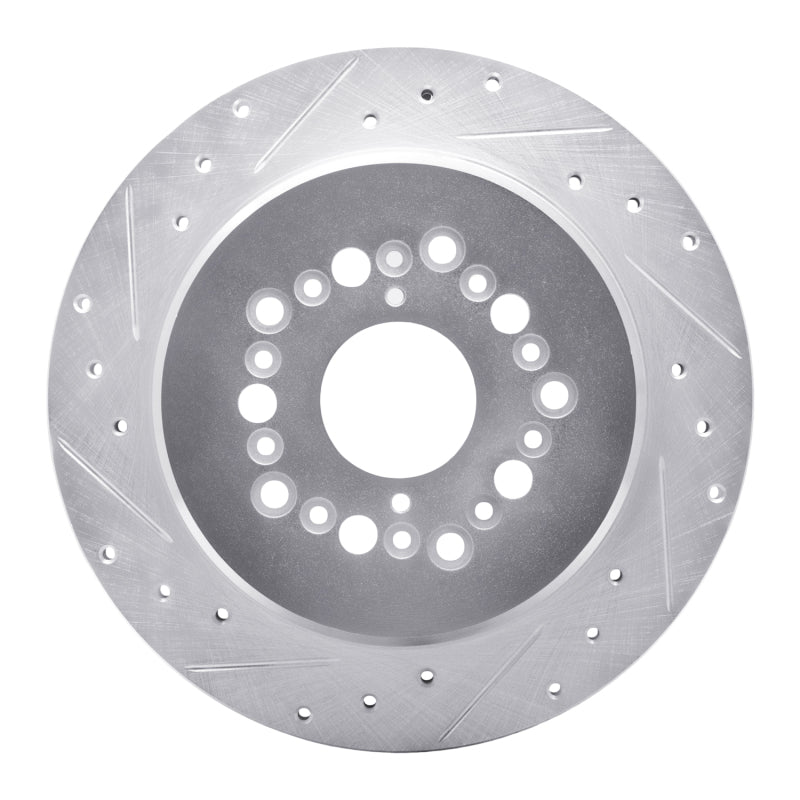 DFC 92-00 Lexus SC300 Rear Left Drilled & Slotted Silver Brake Rotor