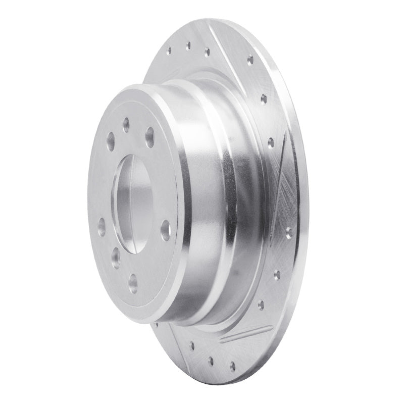 DFC 81-86 BMW 733i Rear Right Drilled & Slotted Silver Brake Rotor