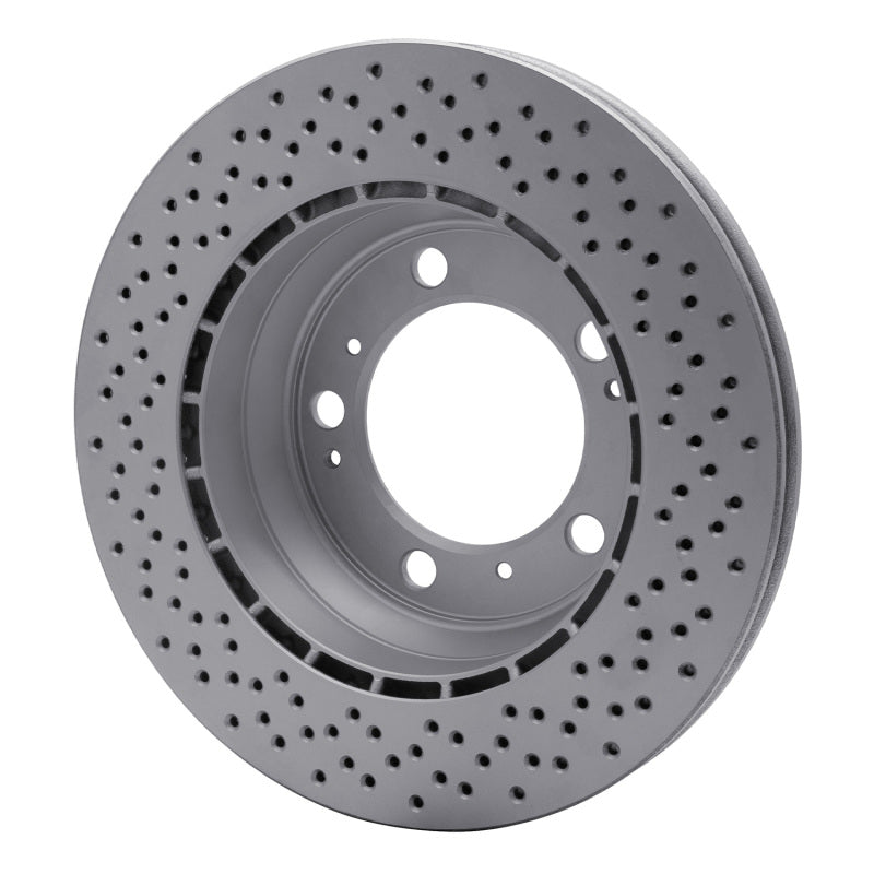 R1 00-08 Porsche Boxster Rear Drilled GeoSPEC Coated Rotor