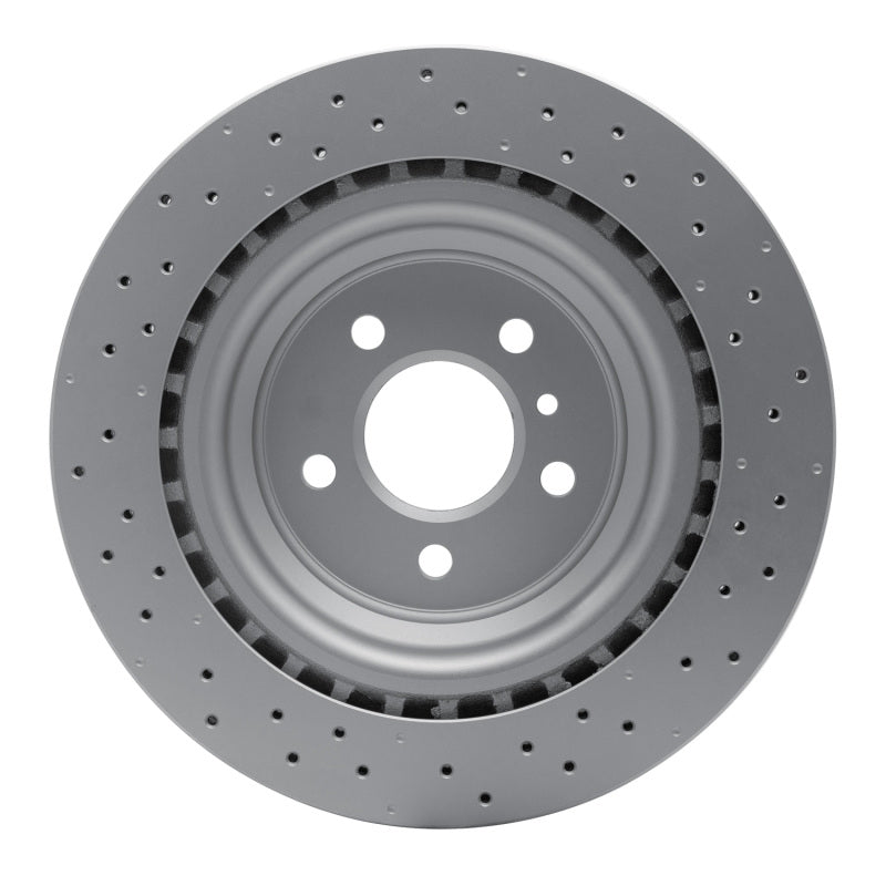 R1 12-15 Mercedes-Benz ML400 Rear Drilled Carbon Alloy GeoMET Rotor