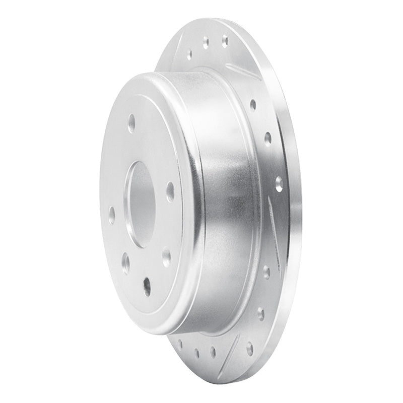 DFC 04-10 Chevrolet Optra (Mexico) Rear Left Drilled & Slotted Silver Brake Rotor
