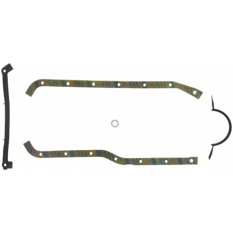 Fel-Pro 17950 Engine Oil Pan Gasket Set 18 Bolt Hole Multi Piece Gasket