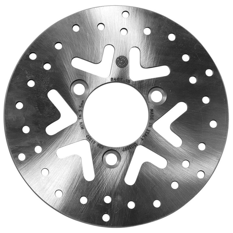 Brembo OE 09-18 Kymco Agility 50cc 200x4mm Brake Disc - Front Fixed