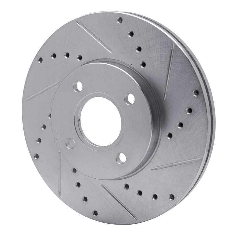 DFC 05-12 Ford EcoSport (Mexico) Front Right Drilled & Slotted Silver Brake Rotor