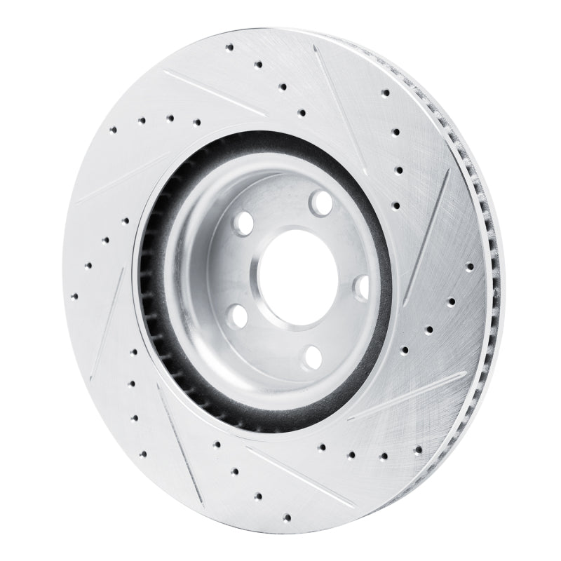 DFC 22-25 Ford Maverick Front Left Drilled & Slotted Silver Brake Rotor