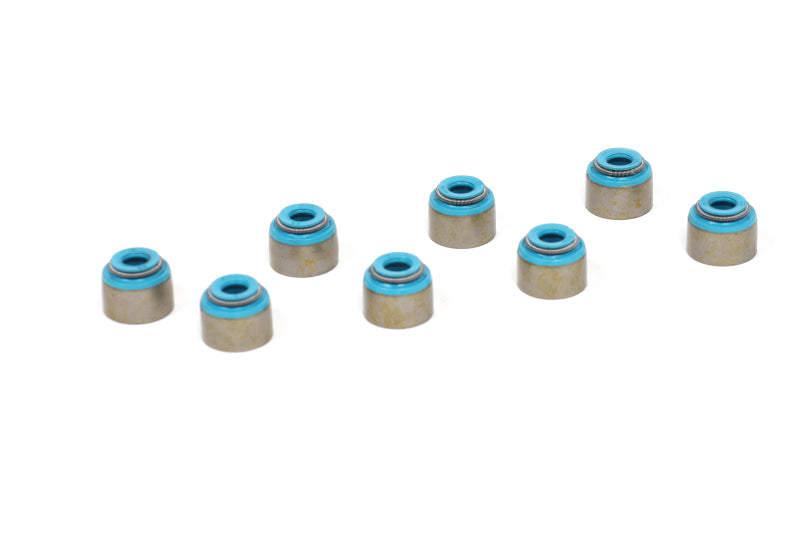 BLOX Racing Honda 5.5mm Valve Stem Seals Blue FKM - Set of 16 (Fits Both Intake & Exhaust)