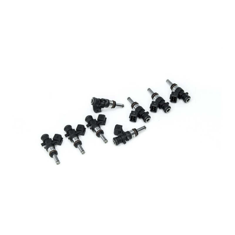 DeatschWerks Bosch EV14 Universal 40mm Compact Matched Set of 8 Injectors 500cc (Extended Nozzle)