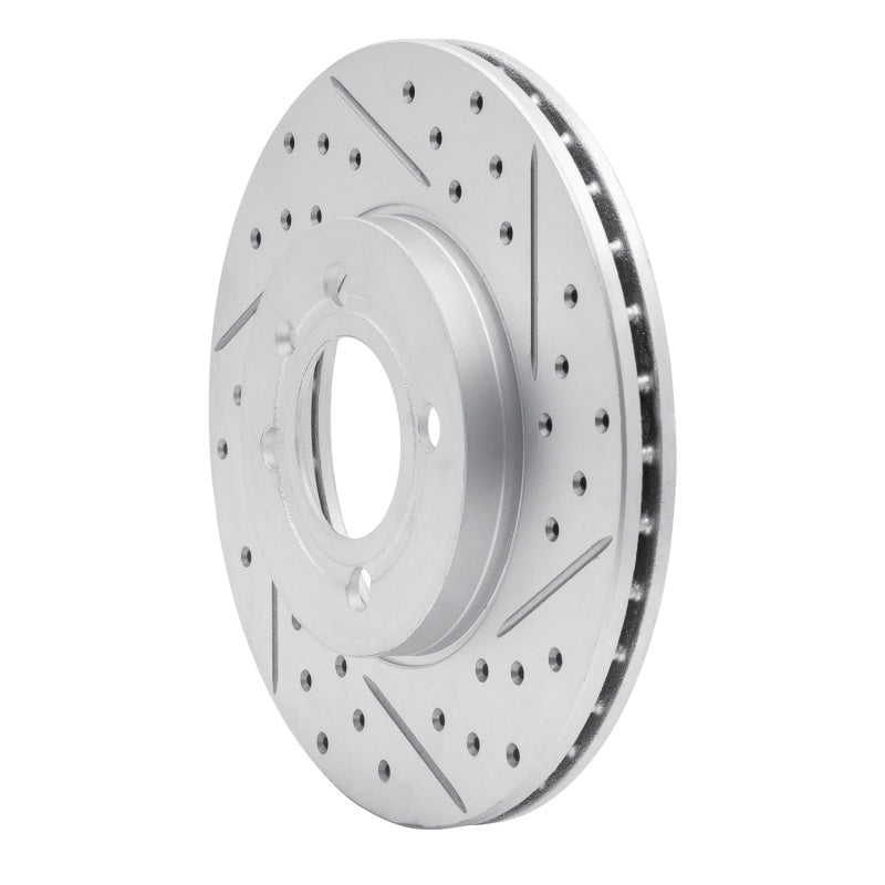 R1 86-8 Volkswagen Derby (Mexico) Front Right Drilled & Slotted Geo-Carbon Rotor