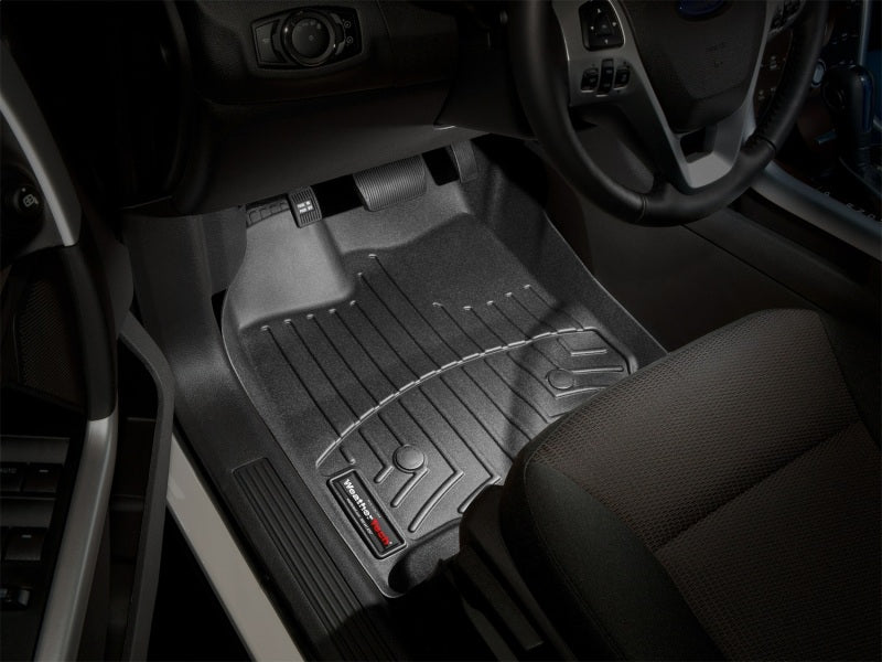 WeatherTech 11-13 Ford Edge Front FloorLiner - Black