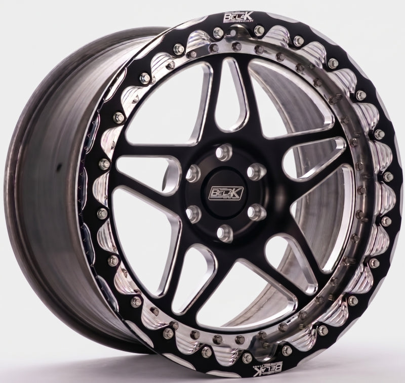 Belak 17x9.5 / 6.25in BS / 6x135mm BP / High Pad / Series 3 - Single Beadlock Wheel w/ Billet Lip