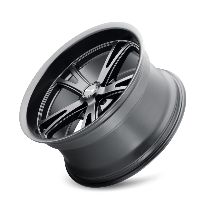 Ridler 606 22x10.5 / 5x120 BP / 40mm Offset / 72.62mm Hub Matte Black Wheel