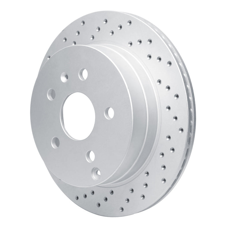 DFC 10-17 Chevrolet Equinox Rear Left Drilled Geoperformance Rotor