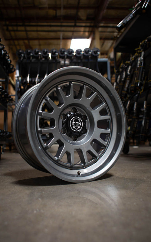 ICON Alloys Anza Gun Metal - 17x8.5 / 6x135 / 6mm / 5in BS